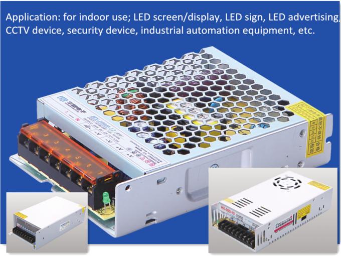 5A แหล่งจ่ายไฟ LED IP20 ไดร์เวอร์ LED 12V 60W ในร่ม IEC60950 0